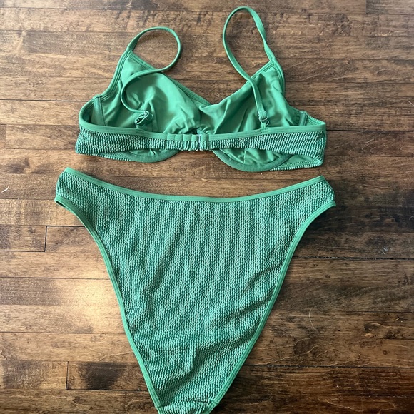 Abercrombie & Fitch Green Bikini Set - Picture 3 of 3